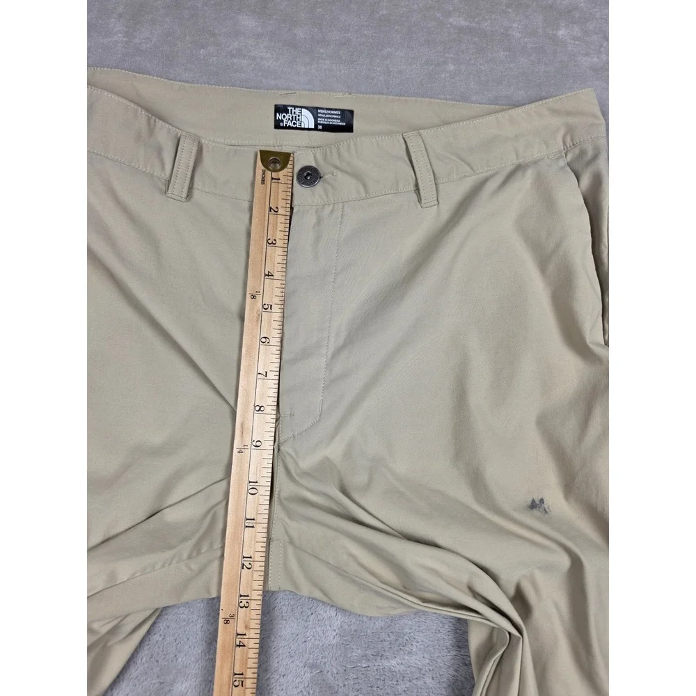 The North Face Rock Away Pants Mens 38x32 Tan Hiking Outdoor Stained F00CE6F